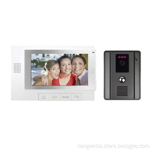 7" TFT-LCD Access control system, CMOS 700TVL cameraNew